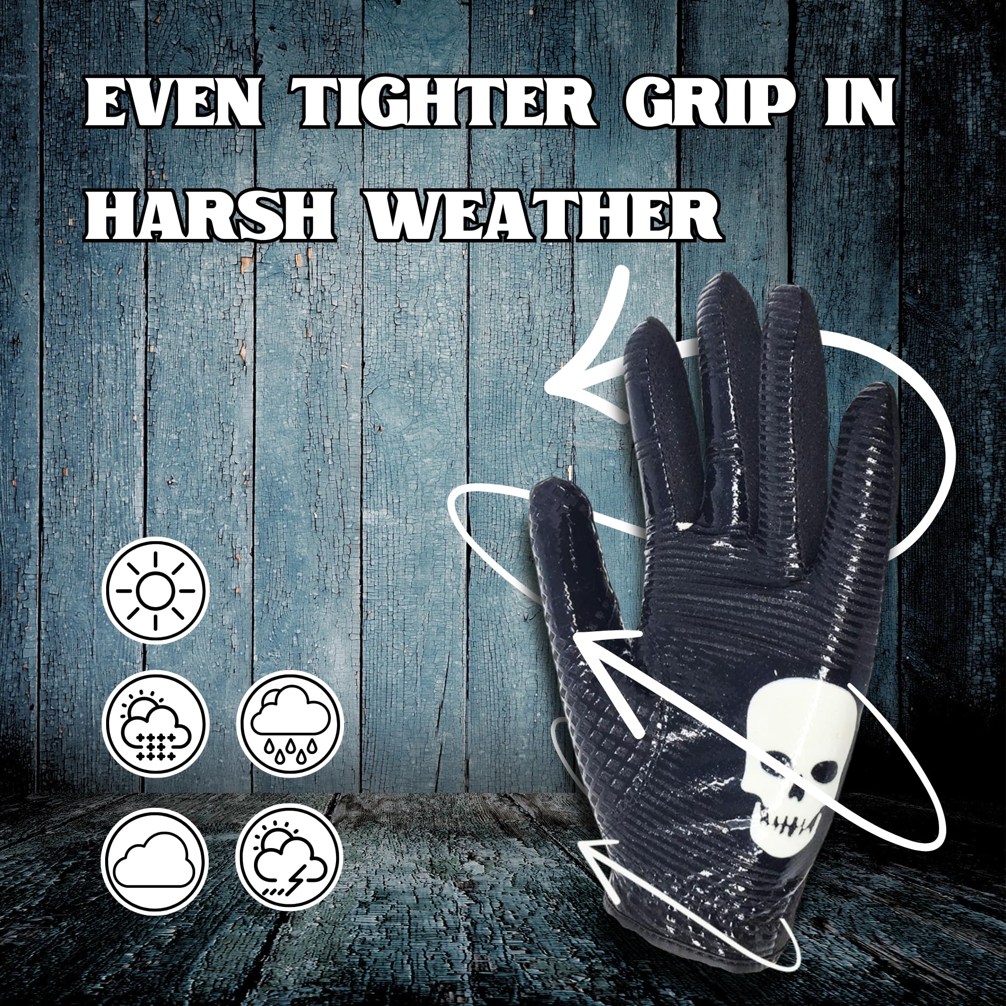 **Spooky & Funny Skeleton Golf Gloves for Men – 2 Pack AAA Synthetic Tacky Leather – Cool & Durable Golf Gloves – Perfect for Summer & Fall Golfing – Ideal for Halloween, Themed Parties & Casual Play**