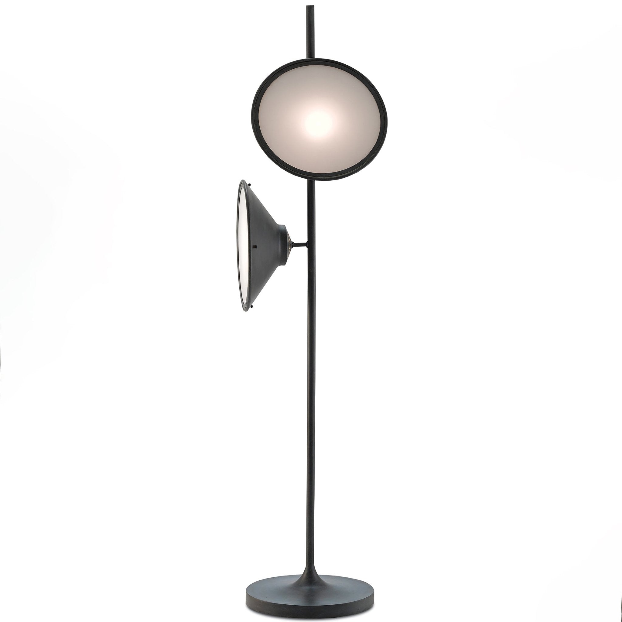 Modern Bulat Floor Lamp - Adjustable LED Standing Light for Living Room, Bedroom, or Office - Energy Efficient Home Decor Lighting with Remote Control