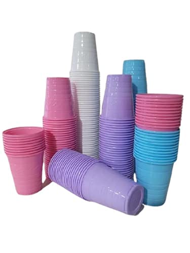1000-Pack Purple/Lavender 5 oz Disposable Plastic Cups with Embossed Grip - Bulk Drinking Cups for Dental Offices, Hospitals, Home, Office & Picnics | Perfect for Parties, Events, and Everyday Use