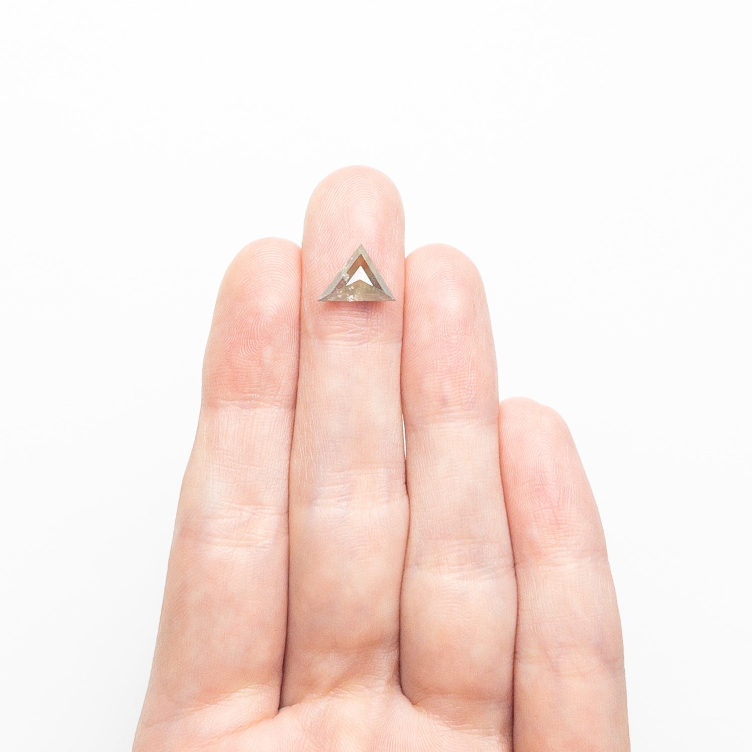 1.81ct 7.60x10.27x3.92mm Rose Cut Triangle Diamond - Elegant Jewelry for Engagement Rings & Special Occasions