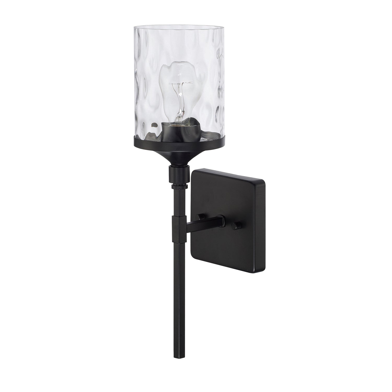 Capital Lighting One Light Wall Sconce - Modern Plug-in Wall Light Fixture for Bedroom, Living Room & Hallway - Easy Installation Indoor Lighting Decor