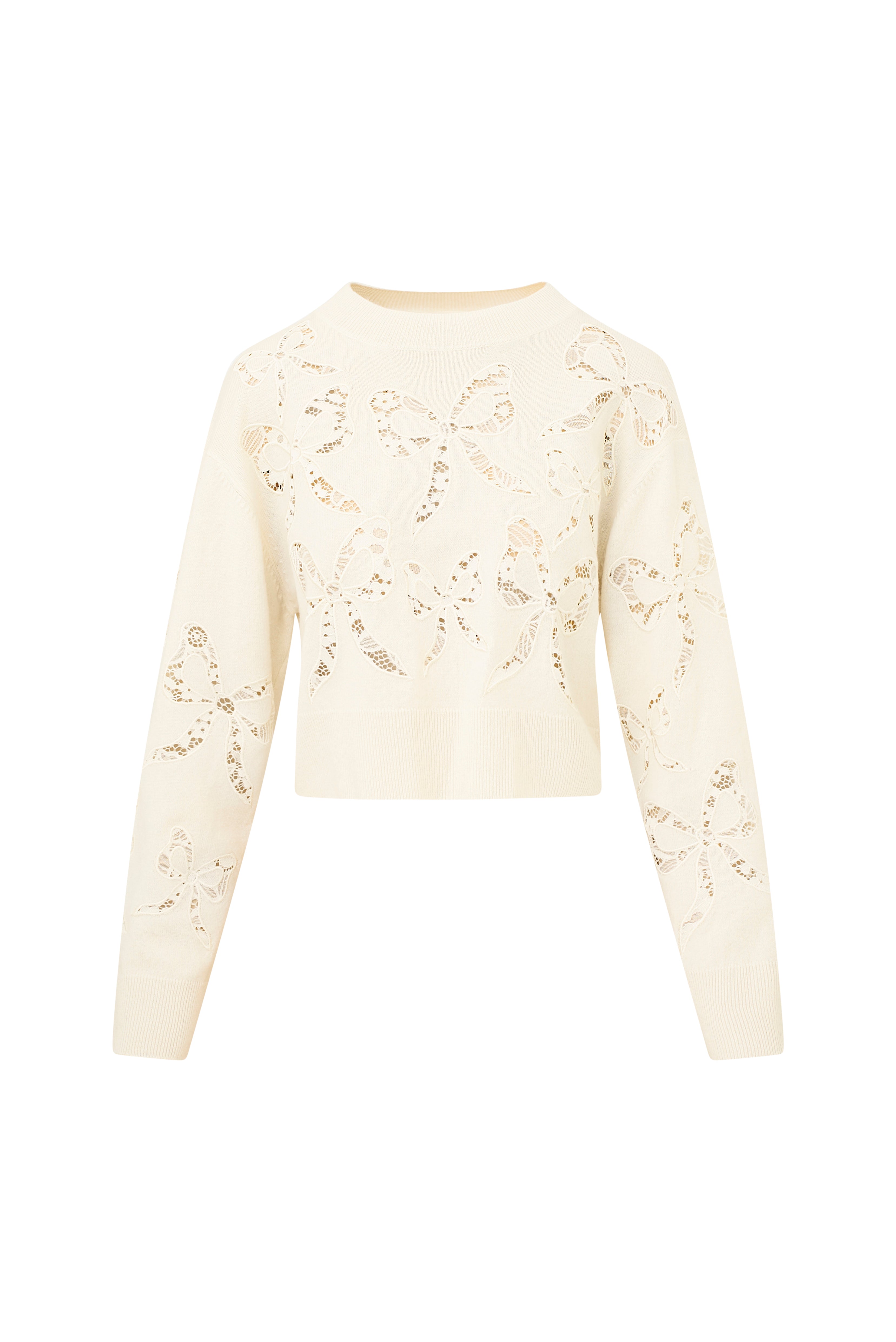 Stylish Parson Bow Print Pullover Sweater for Women - Elegant Knit Top for Casual Wear, Office & Date Nights