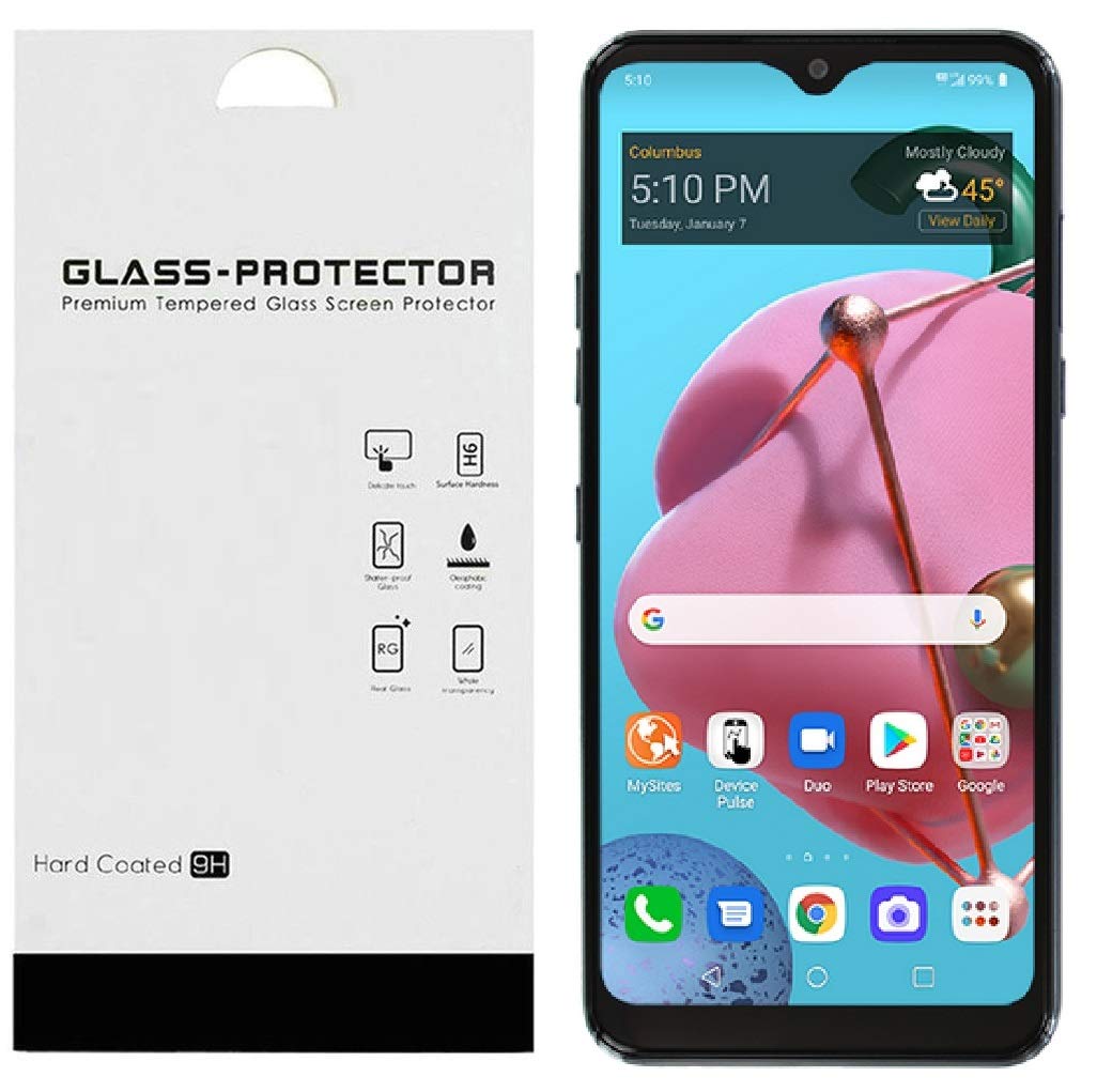 2 Pack Tempered Glass Screen Protector for LG Reflect L555DL with Extreme Band - Anti-Scratch & Shatterproof Protection for Daily Use, Work & Outdoor Activities