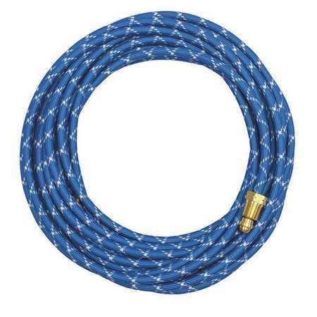45V07rbb Heavy Duty 12.5 Ft (3.8M) Braided Rubber Water Hose - Flexible, Durable Garden Hose for Outdoor Watering, Car Washing, and Yard Cleaning