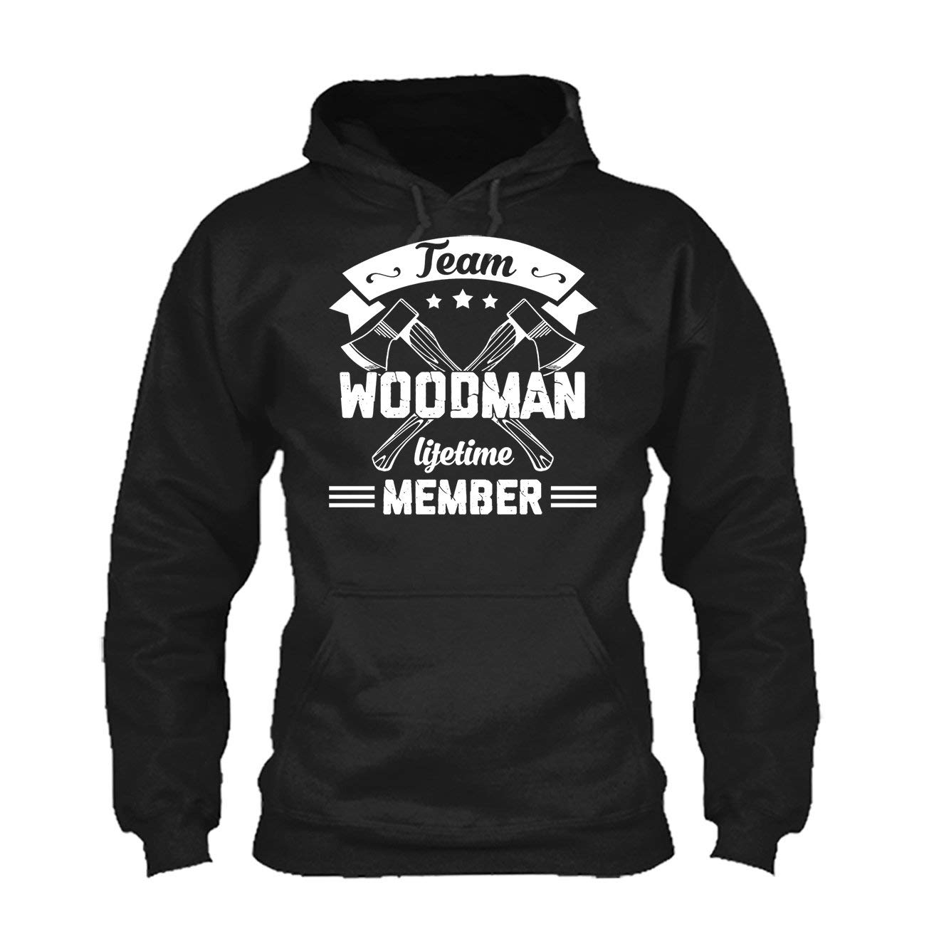 Team Woodman Lifetime Member T-Shirt & Long Sleeve Shirt - Comfortable Cotton Apparel for Outdoor Adventures, Camping & Casual Wear