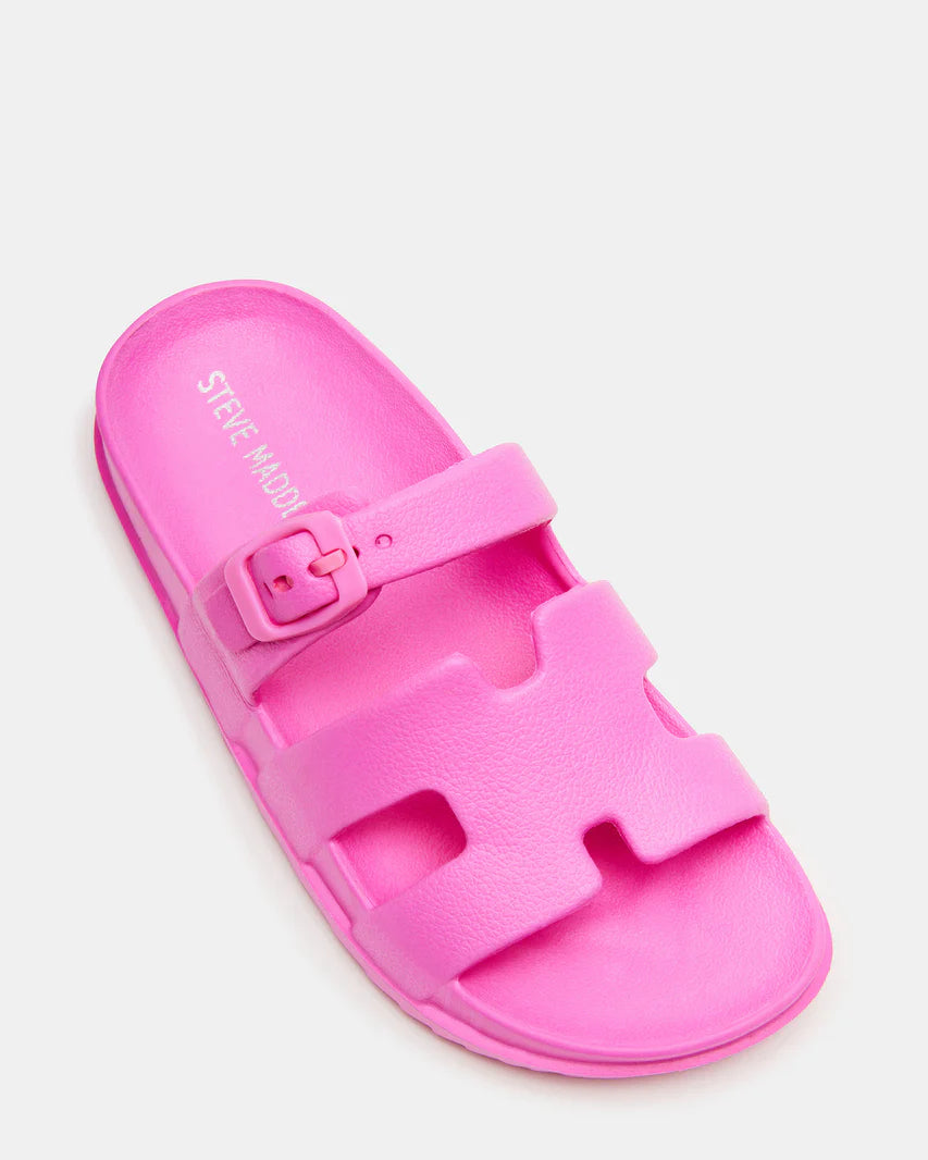Steve Madden Spirit Sandal for Girls - Comfortable Kids' Summer Sandals with Adjustable Straps | Perfect for Beach, Pool, and Outdoor Play
