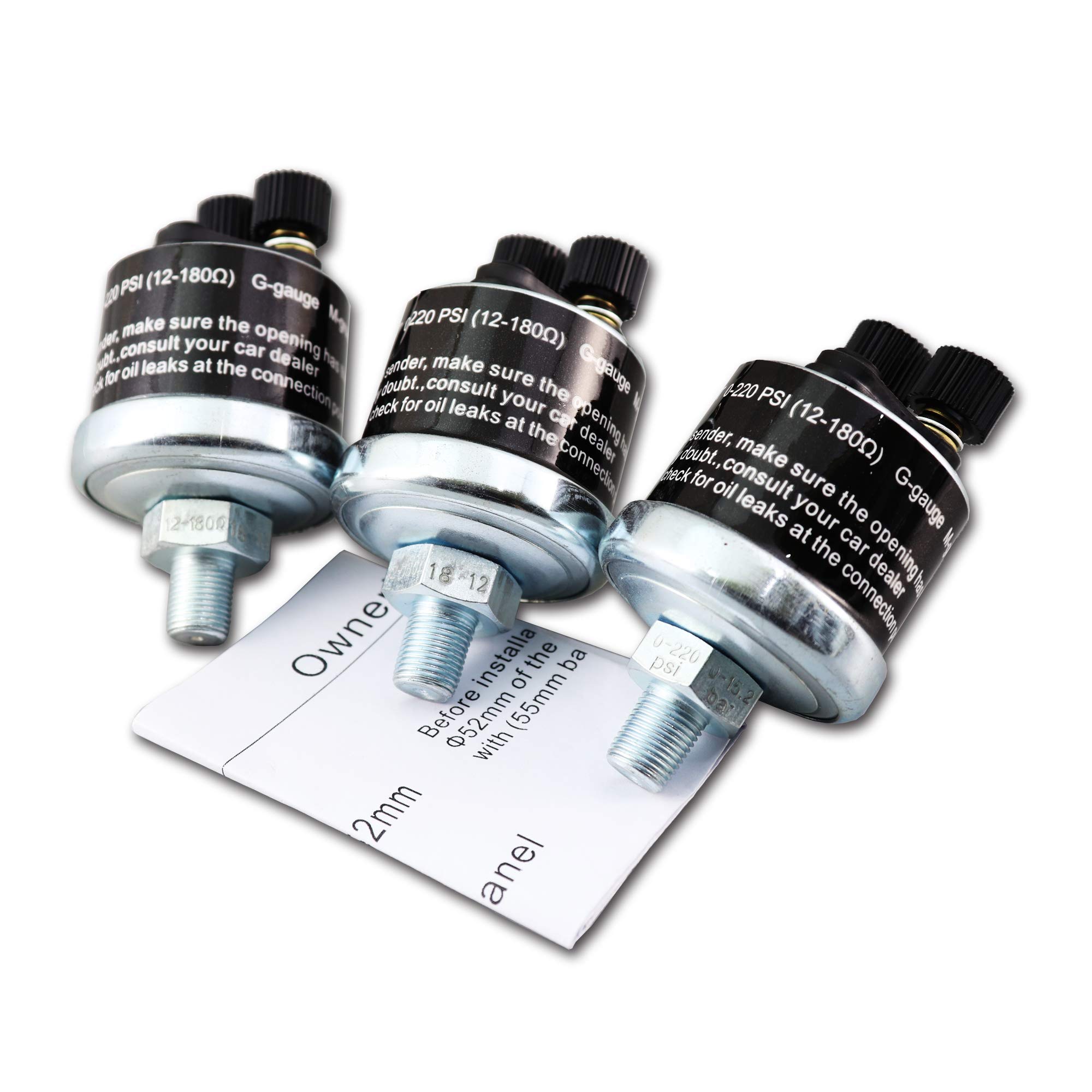 MOTOR METER RACING W Pro Series 52mm (2-1/16