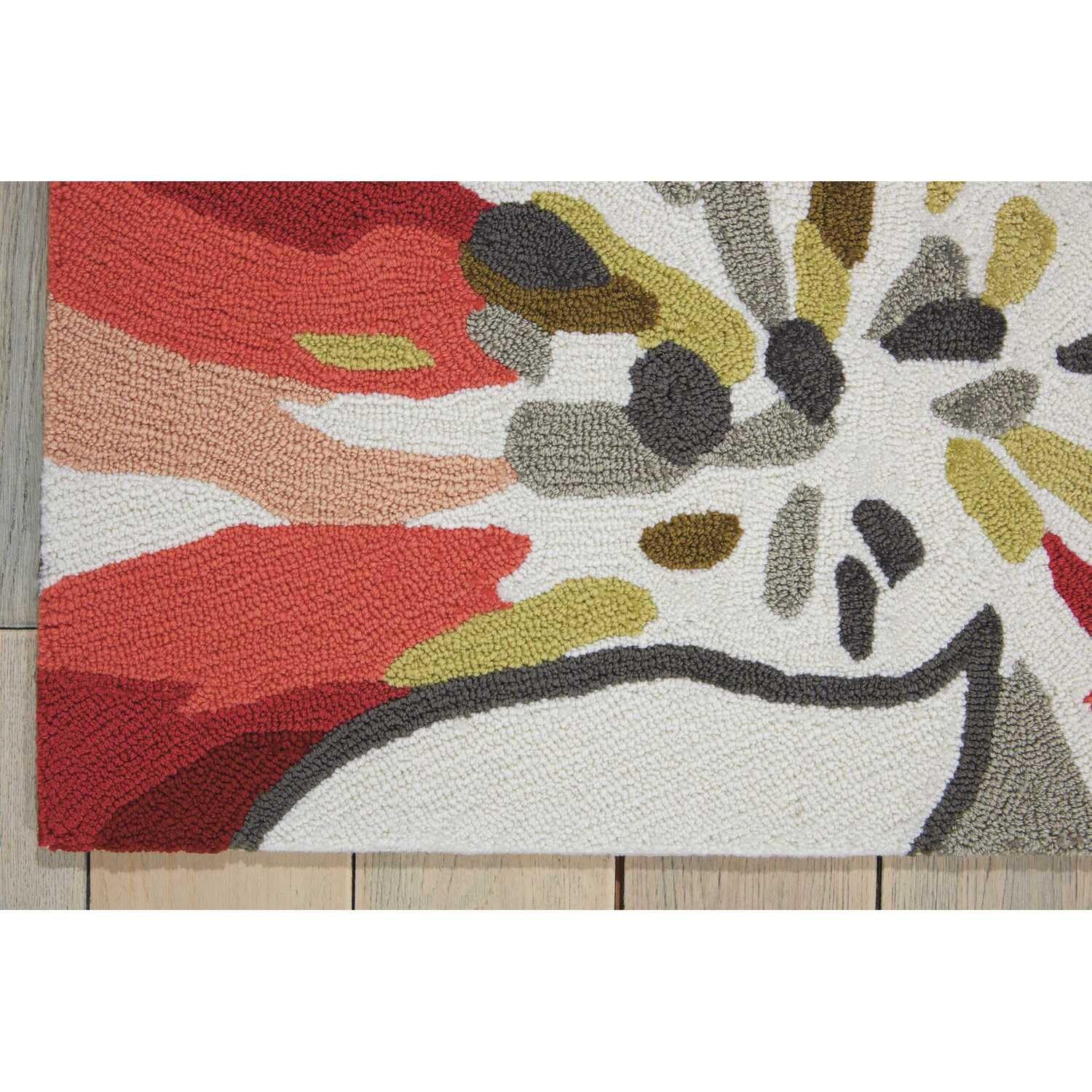 Nourison Fantasy Floral Ivory 8' x 10'6'' Area Rug - Easy to Clean, Non-Shedding, Stain Resistant for Bedroom, Living Room, Dining Room & Kitchen | Soft & Durable Home Decor for Cozy Spaces (8x10)