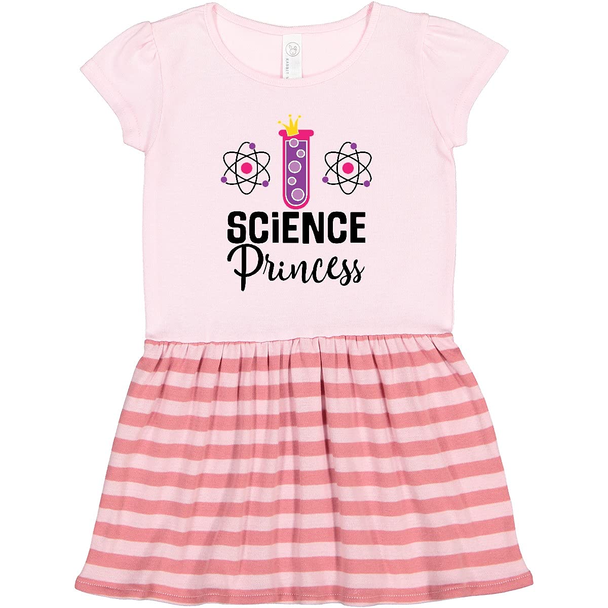 Inktastic Science Princess Girls Scientist Toddler Dress - STEM Themed Kids Outfit for Science Fairs, Birthday Parties & School Events