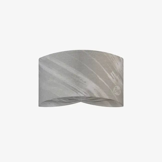 Buff Light Grey Jaru Coolnet UV Ellipse Adult Headband - UPF 50+ Sun Protection for Running, Hiking & Outdoor Activities