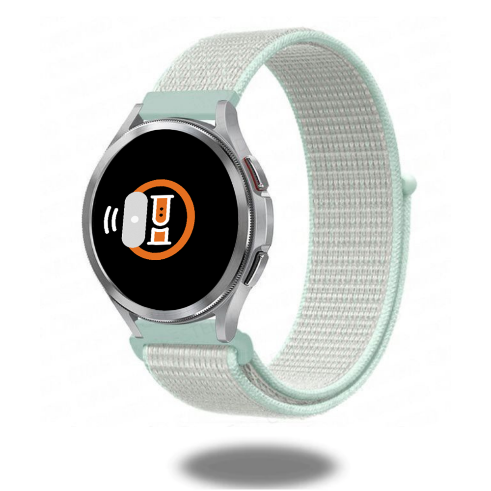 Durable Nylon Sport Loop Bands - 20mm & 22mm Adjustable Wrist Straps for Apple Watch, Fitbit & Samsung Galaxy - Perfect for Running, Workouts & Daily Wear