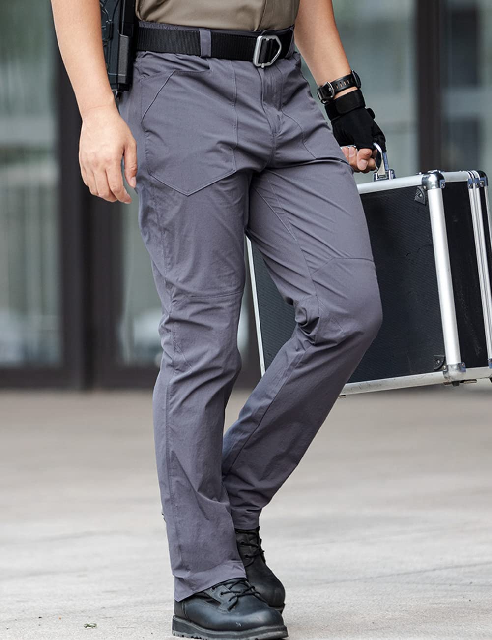 Men's Tactical Cargo Pants - Durable Outdoor Work Pants with Multi-Pockets for Hiking & Combat