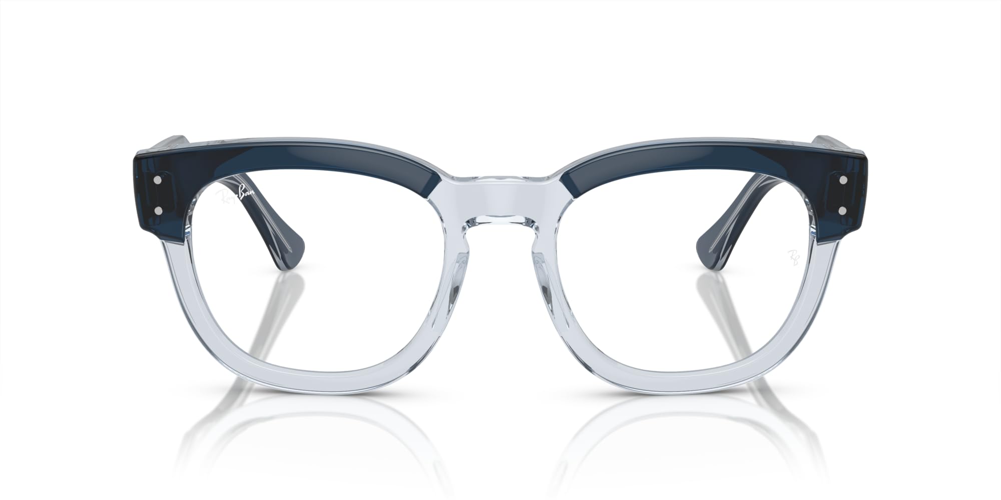 Ray-Ban Rx0298vf Mega Hawkeye Low Bridge Fit Square Prescription Eyeglass Frames for Men & Women - Perfect for Reading, Driving & Everyday Wear