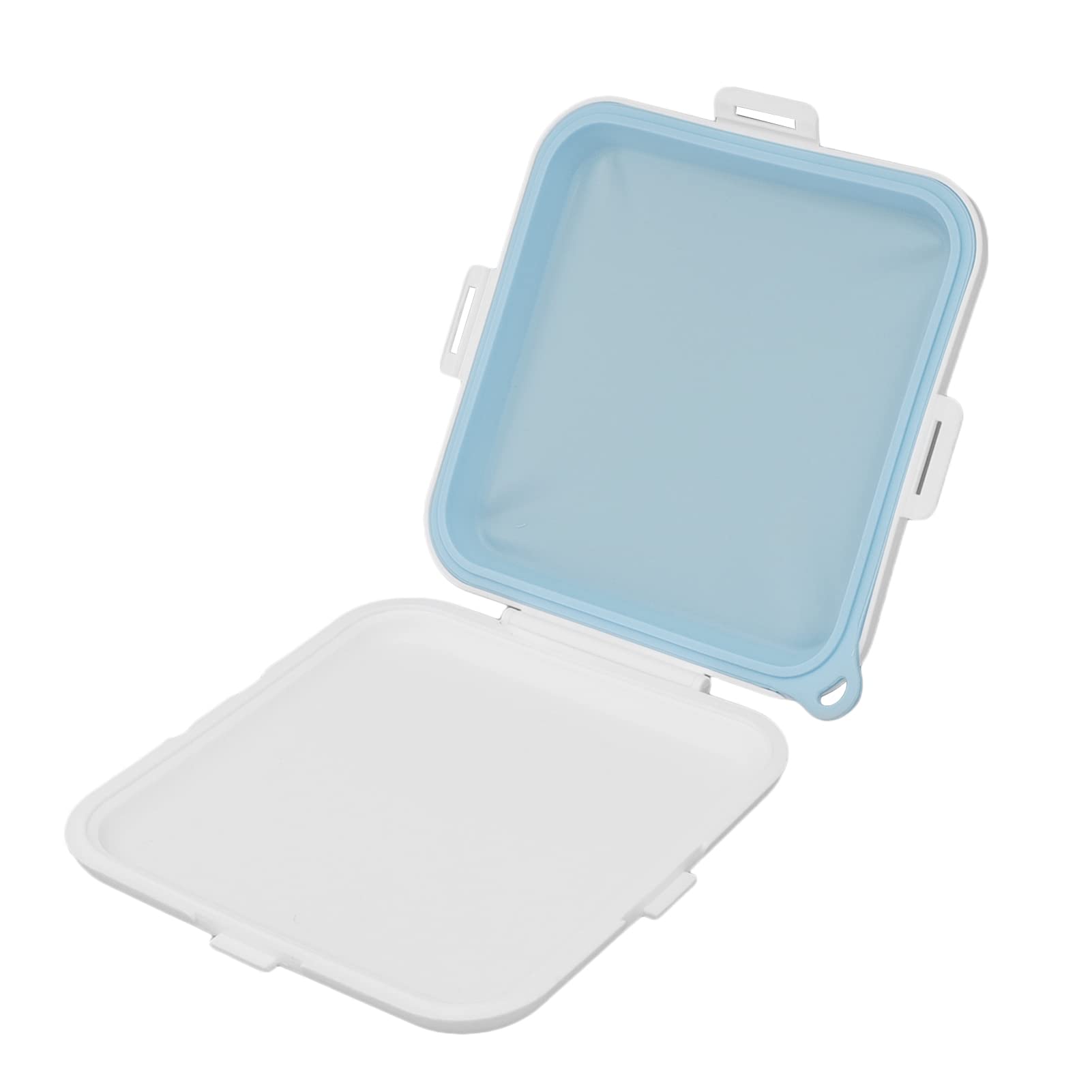 Sandwich Storage Box with Lid - BPA-Free Plastic Lunch Container for Home, Office, School & Picnic - Portable Food Keeper for Workers, Students & Outdoor Activities (Blue)