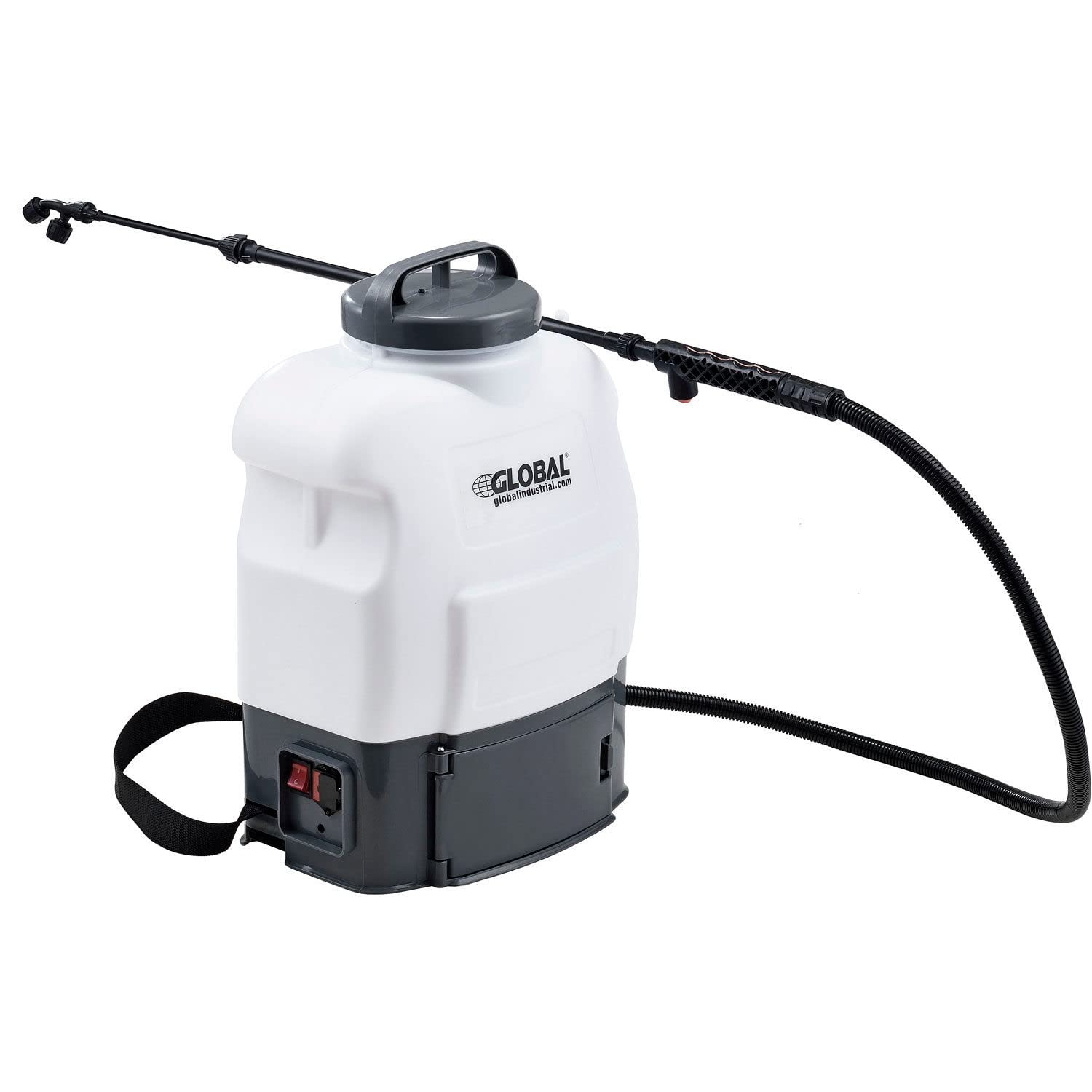 Global Industrial Battery Powered Backpack Electrostatic Sprayer with Charger - 4.2 Gallon Capacity | Portable Disinfectant Sprayer for Sanitizing Large Areas, Farms & Commercial Spaces