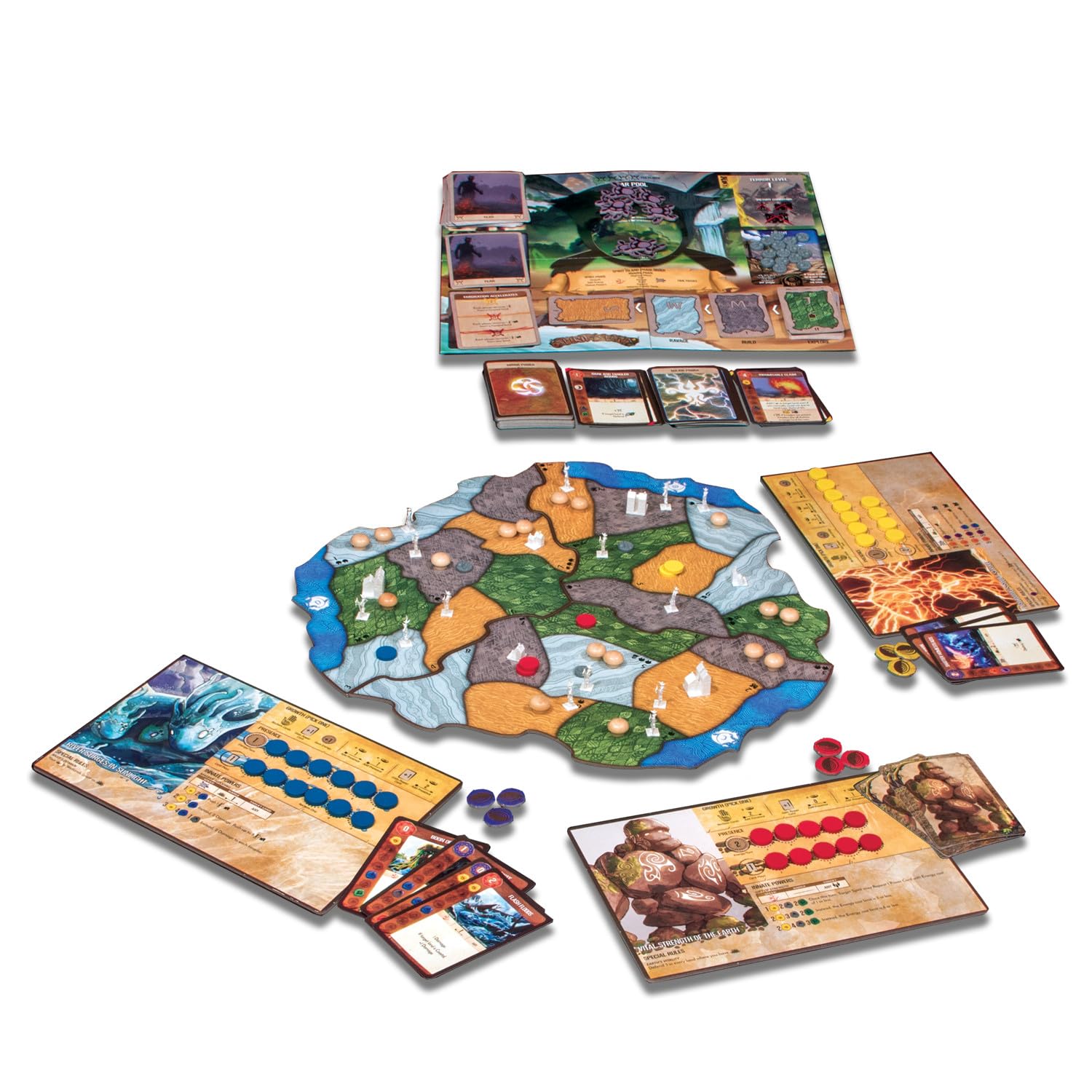 Spirit Island Core Board Game by Greater Than Games - Cooperative Strategy Game for Adults & Teens - Perfect for Game Nights & Family Gatherings