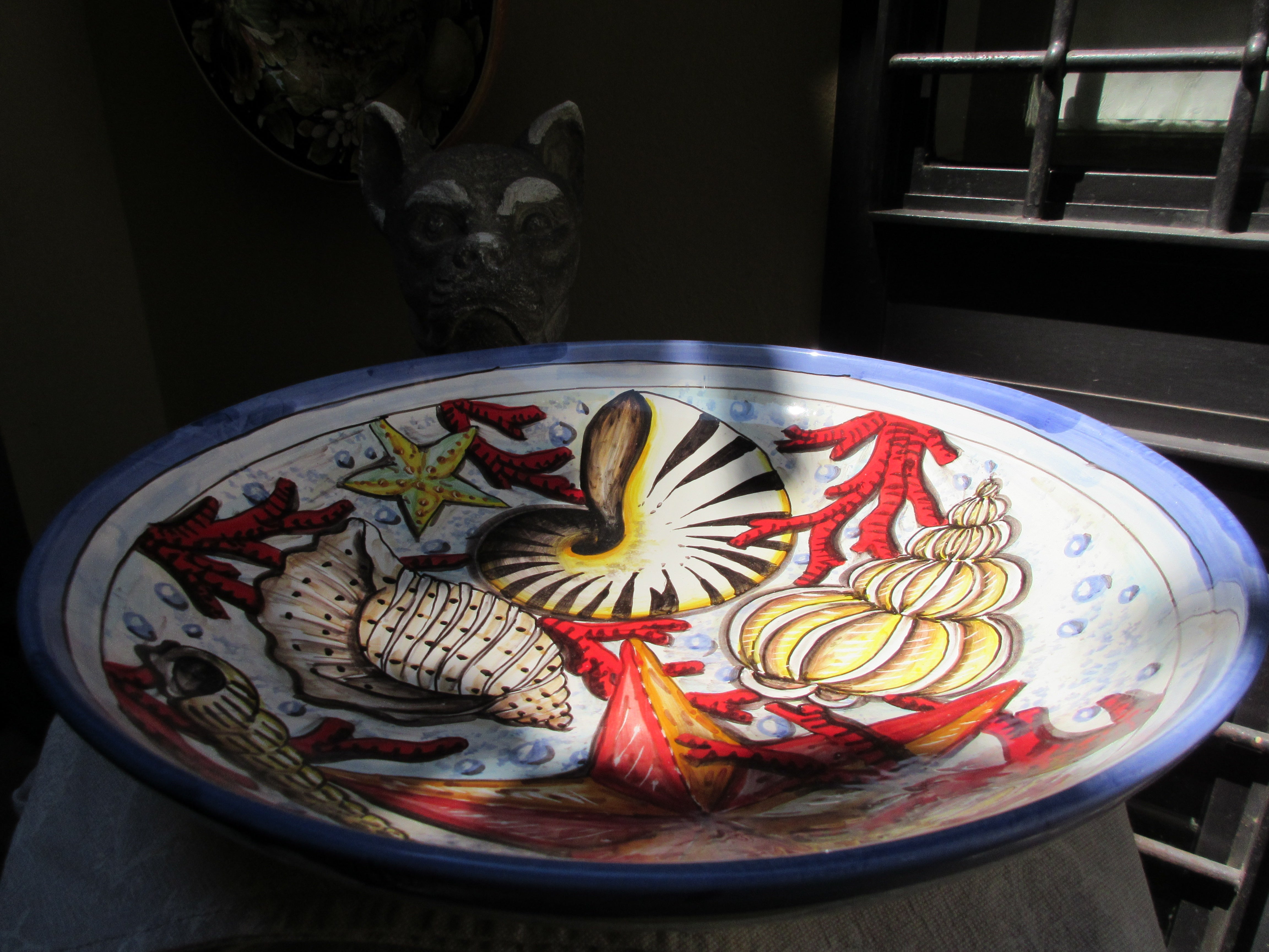 Decorative Ceramic Bowl - Handcrafted Elegant Home Decor for Dining, Serving & Kitchen Display