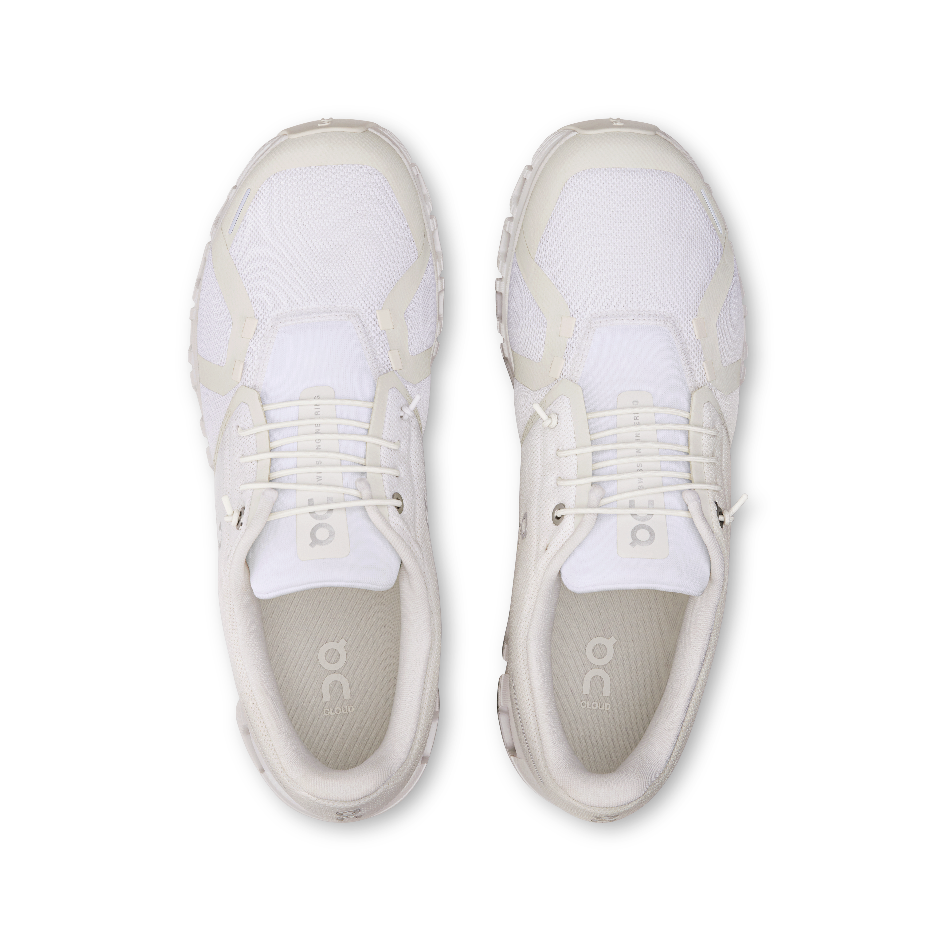 On Running Men's Cloud 6 Running Shoes - Lightweight & Breathable White Sneakers for Jogging, Gym Workouts & Daily Wear