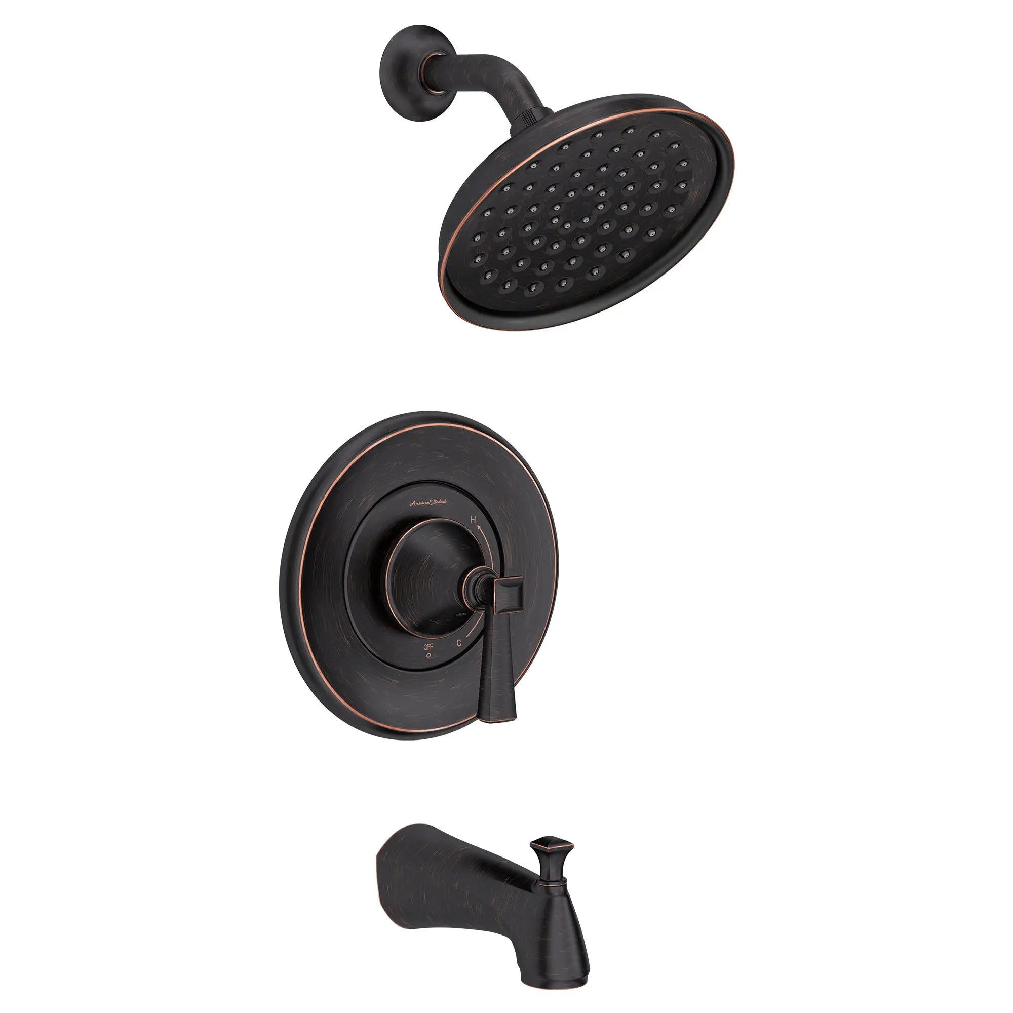 Glenmere 2.5 GPM/6.8 LPM Pressure Balance Tub and Shower Trim Kit with Showerhead & Double Ceramic Cartridge - Perfect for Bathroom Renovation and Modern Home Upgrades