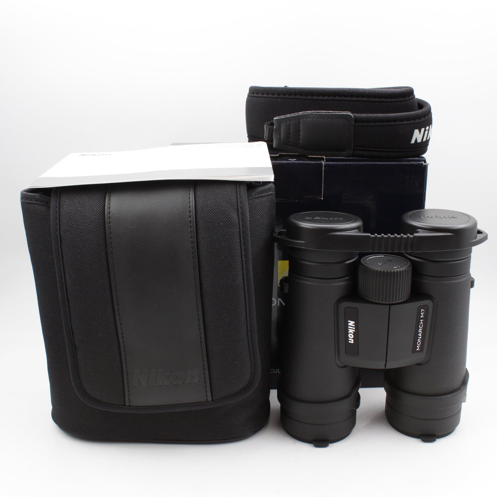 Open Box Excellent Condition Nikon 10x42 Monarch M7 Binoculars - High Performance Waterproof Binoculars for Bird Watching, Hunting & Outdoor Adventures