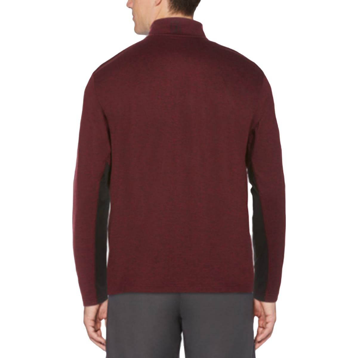 PGA Tour Men's 1/4 Zip Golf Jacket - Breathable Performance Pullover for Training & Course - Red XXL | Ideal for Golf Practice, Tournaments & Casual Wear