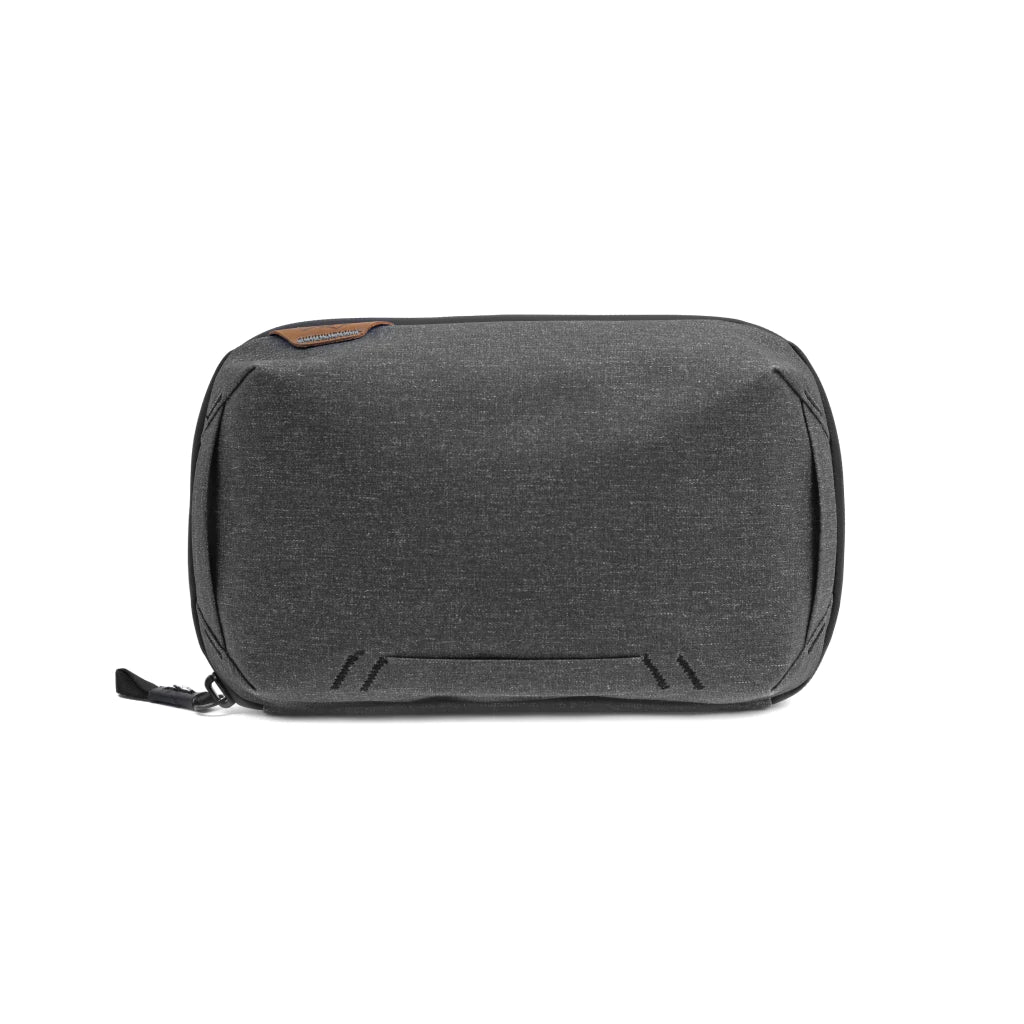 Peak Design Tech Pouch V2 - Premium Travel Organizer for Electronics & Accessories | Water-Resistant Charcoal Gray Gear Case | Perfect for Laptops, Cameras, Cables & Travel Essentials