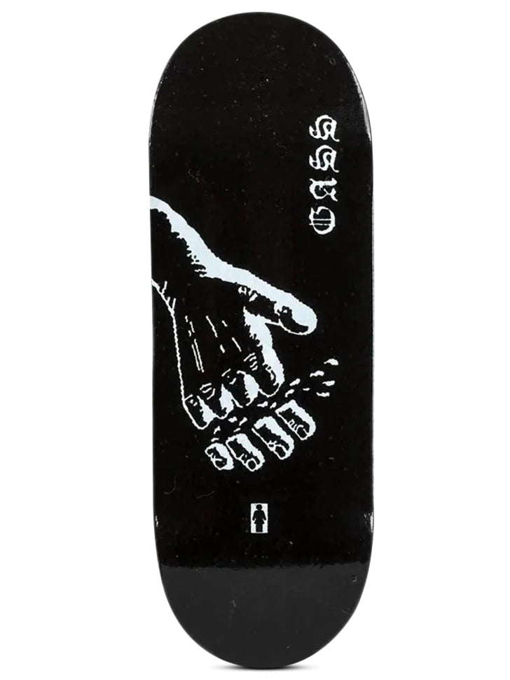 Blackriver Fingerboard Deck - Girl Gass Severed Professional Finger Skateboard for Tricks & Stunts - Perfect for Skateboard Enthusiasts & Collectors - Use at Home, Office or School for Fun Practice