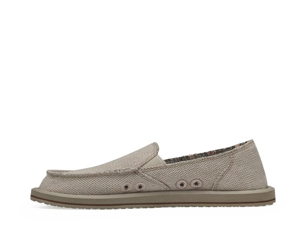 Sanuk Women's Donna Hemp Loafers - Comfortable Slip-On Shoes with Memory Foam Footbed | Casual Walking Shoes for Women | Perfect for Work, Travel & Everyday Wear