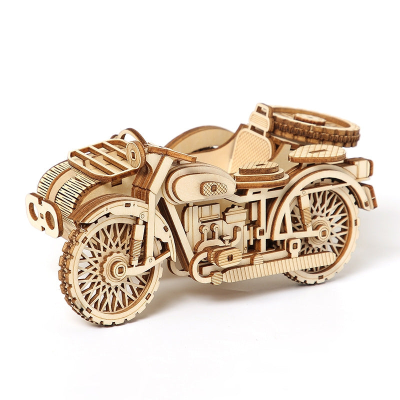 LG834 3D Wooden Tricycle Boat Puzzle for Kids - Educational Toy for Toddlers, Perfect for Birthday Gifts & Early Learning Development