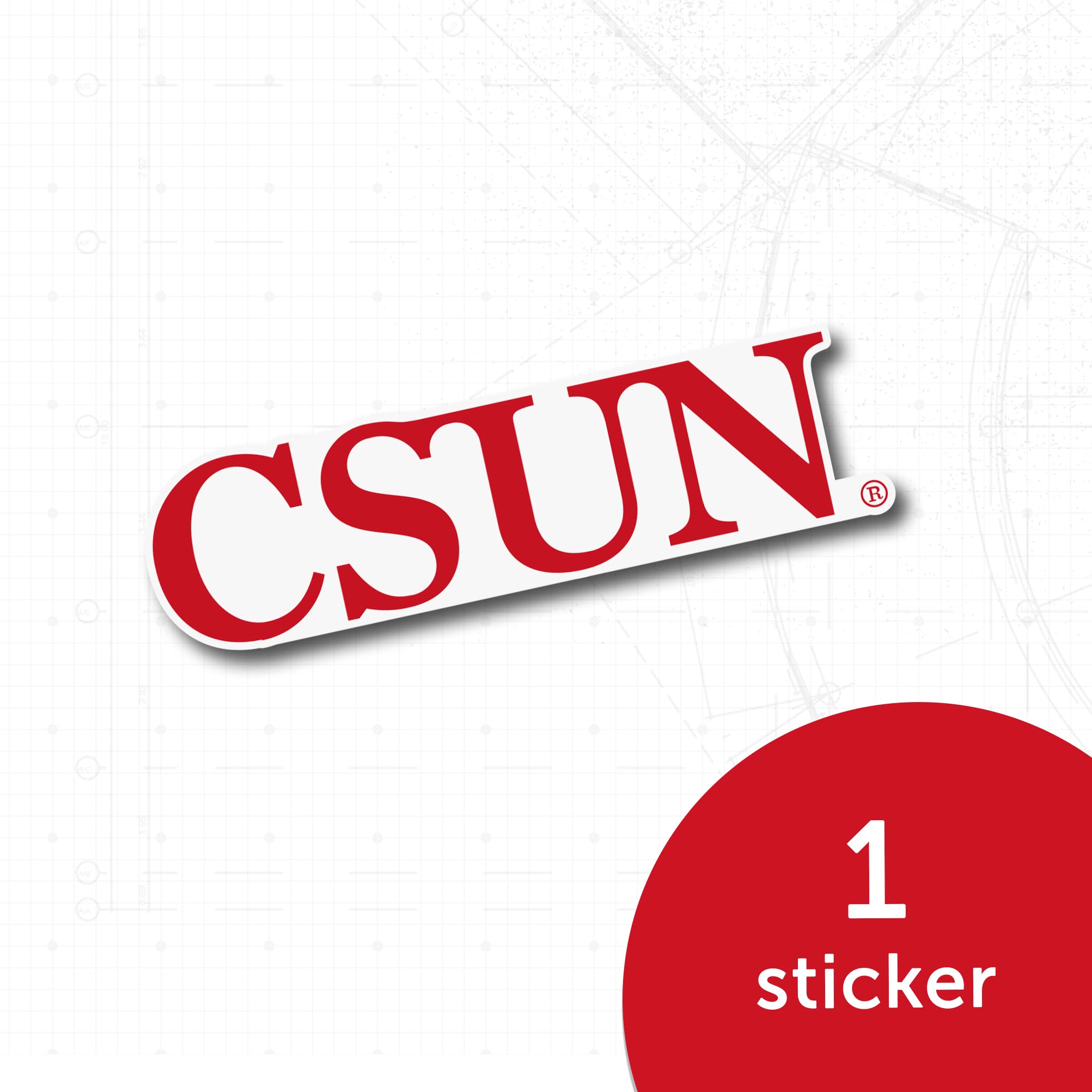 CSUN Desert Cactus Vinyl Decal Sticker - California State University Northridge Matadors Logo - Waterproof Laptop, Car, Water Bottle, Scrapbook Decor - Perfect for College Students, Alumni & Fans (IND 00045A)