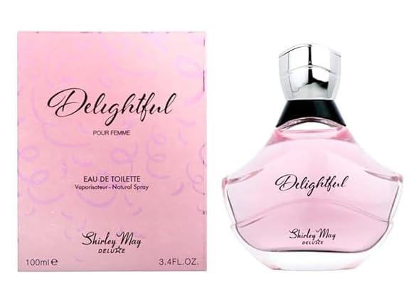 DELIGHTFUL Women's Designer Inspired Perfume 3.4 oz EDP Floral Fragrance - Long Lasting Floral Scent for Women, Perfect for Date Night, Office & Special Occasions