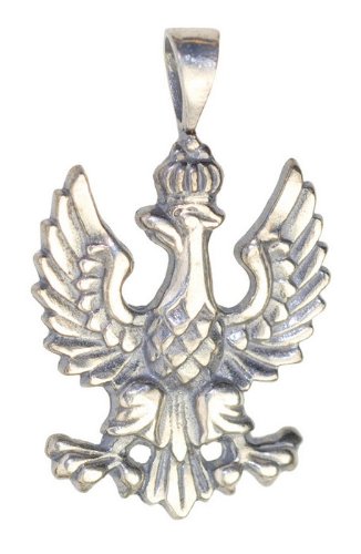 14K Gold or 925 Sterling Silver 1918 Polish White Eagle Pendant Necklace - Vintage Polish Military Jewelry for Men & Women - Perfect for Independence Day, Heritage Celebrations & Patriotic Gifts