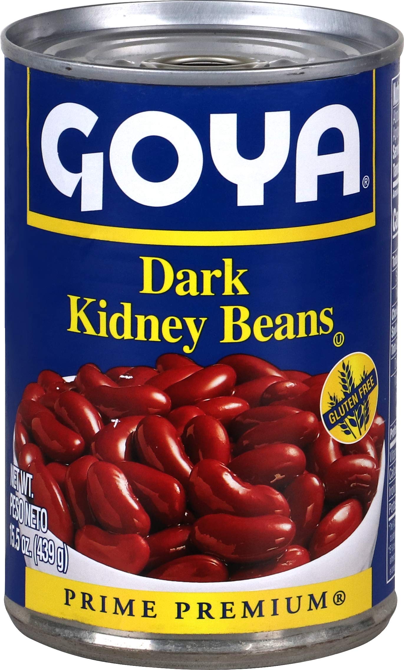 Goya Dark Red Kidney Beans, 15.5 oz (439g) | Premium Canned Beans for Chili, Salads & Healthy Recipes | Non-GMO, Kosher Certified
