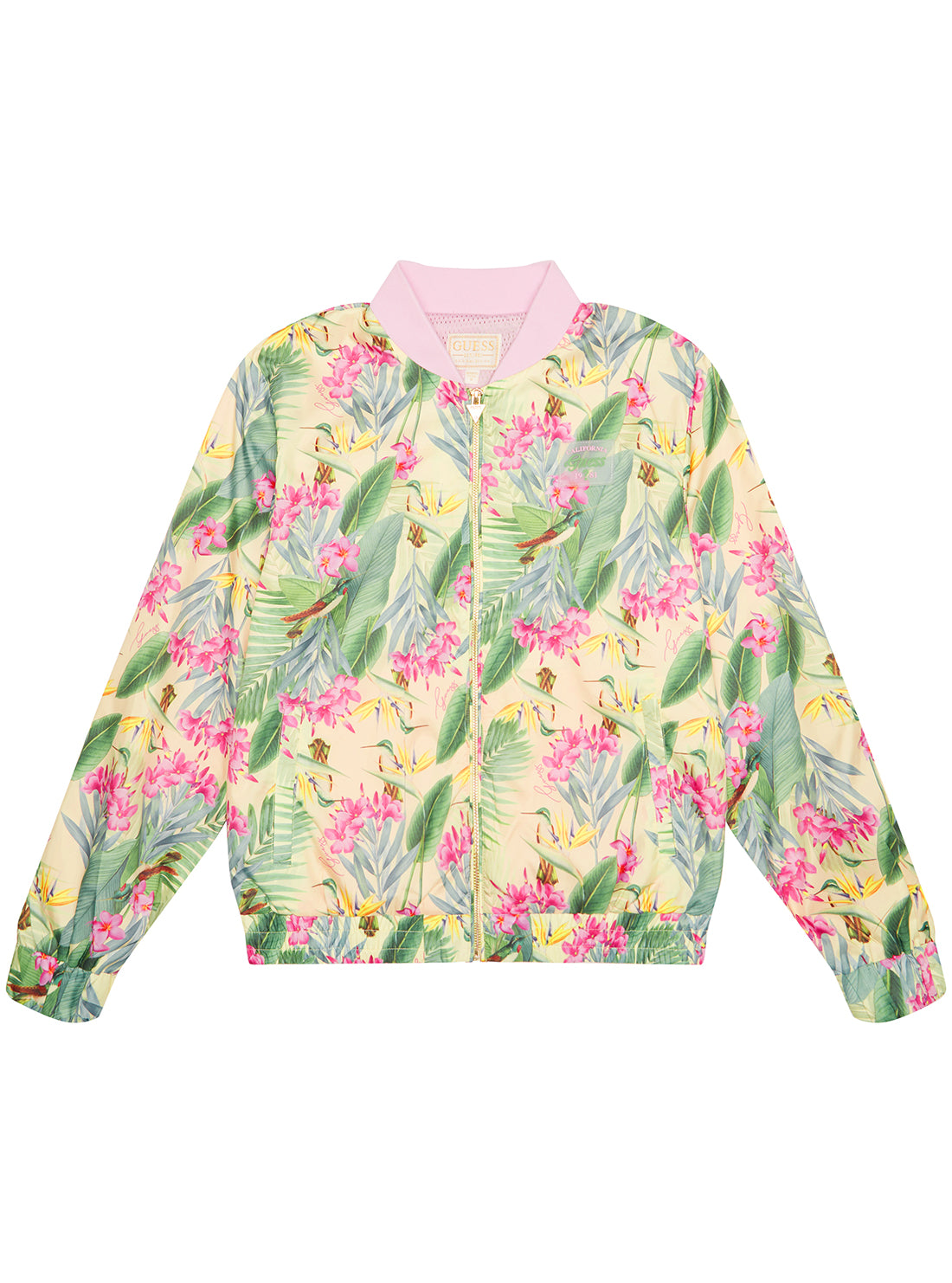 Botanical Print Windbreaker Jacket for Women & Teens - Lightweight Waterproof Windbreaker (Sizes 7-16) - Perfect for Hiking, Running & Outdoor Activities