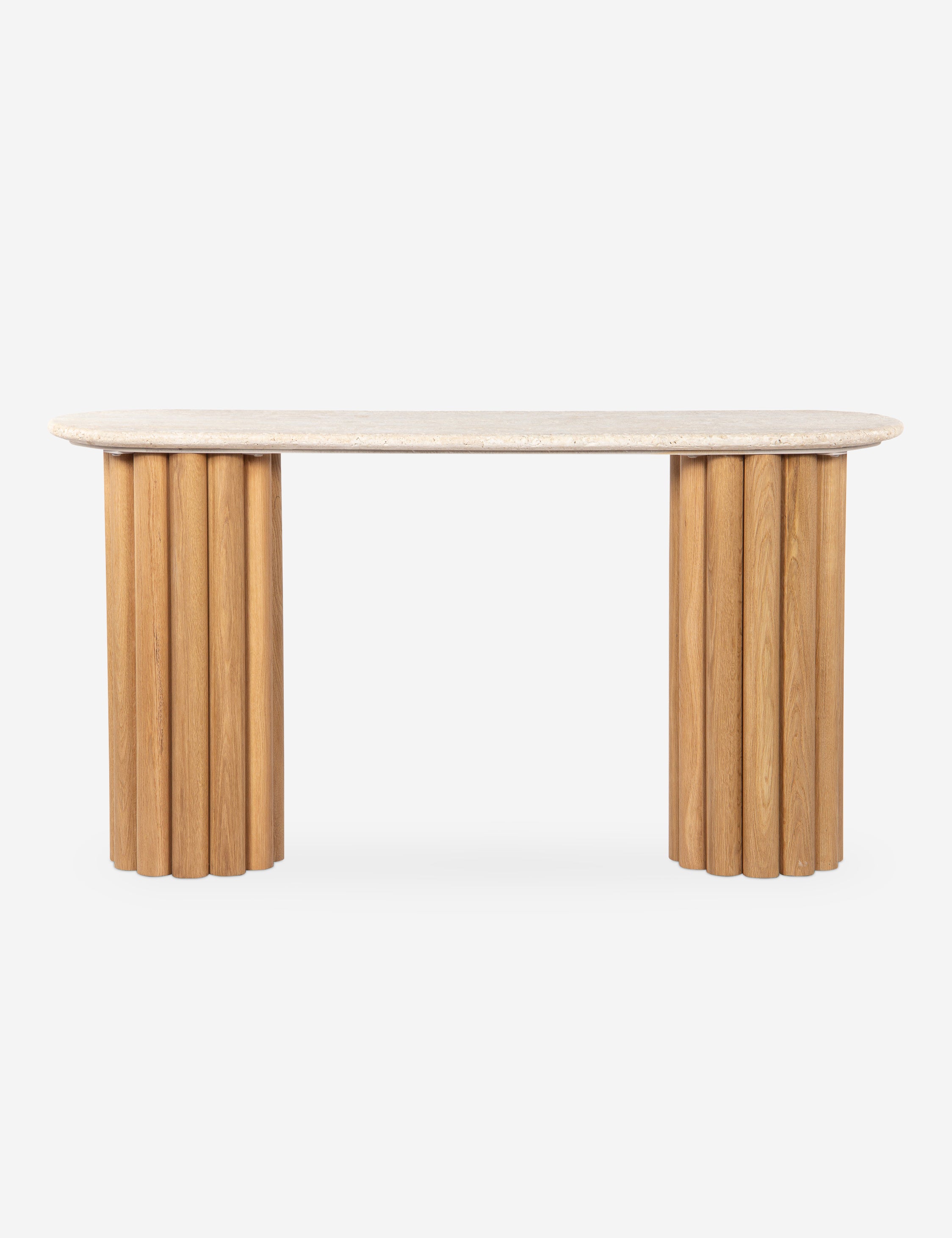 Modern Bondel Console Table - Entryway Sofa Table with Storage Shelf - Perfect for Hallway, Living Room & Bedroom Decor