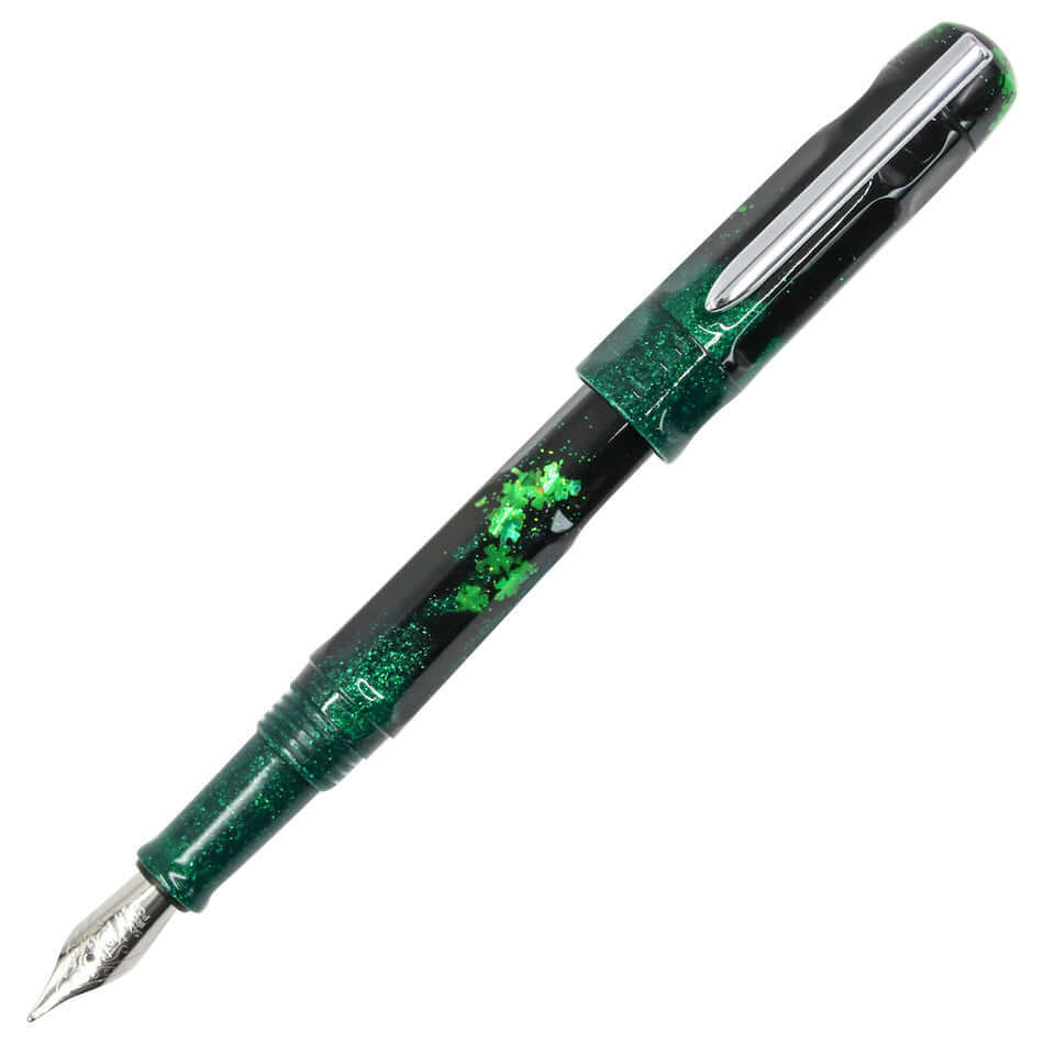 Benu Talisman Fountain Pen with Four Leaf Clover Design - Elegant Writing Instrument for Calligraphy, Journaling & Gift Giving