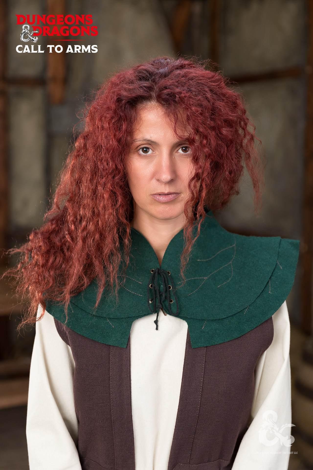 Dungeons & Dragons Druid Cape - Green Fantasy Cloak for Cosplay, LARP & Tabletop RPG Costumes | Perfect for D&D Game Nights & Fantasy Conventions