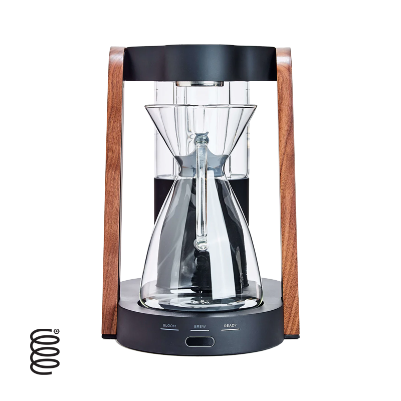 Ratio Eight Coffee Brewer - Premium Black & Walnut Drip Coffee Maker for Home & Office | Perfect for Pour-Over Coffee Lovers & Specialty Brewing Enthusiasts