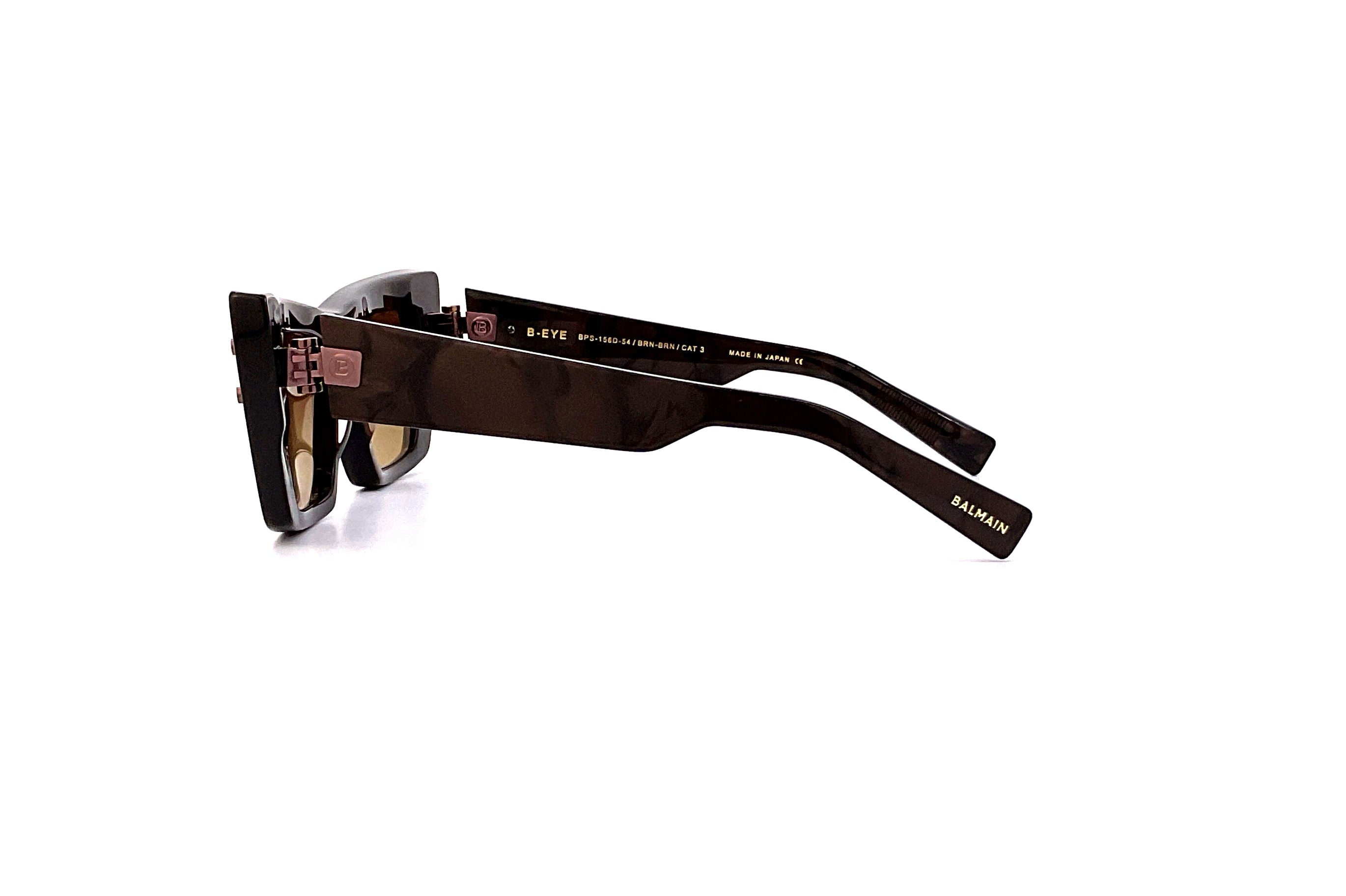 Balmain B Eye Sunglasses - Brown Polarized Lenses for UV Protection, Fashion & Outdoor Activities | Perfect for Driving, Beach & Travel