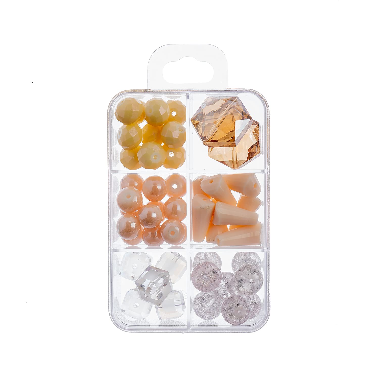 John Bead Masterpiece Collection Glass Bead Mix - 85g The Sisters by Frank Benson for Jewelry Making, DIY Crafts & Scrapbooking Projects
