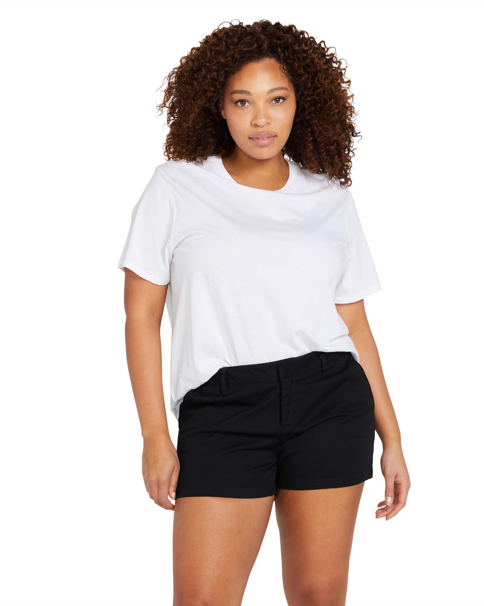 Volcom Women's Frochickie Shorts - Black | Comfortable & Stylish Casual Wear for Summer, Beach, and Outdoor Activities