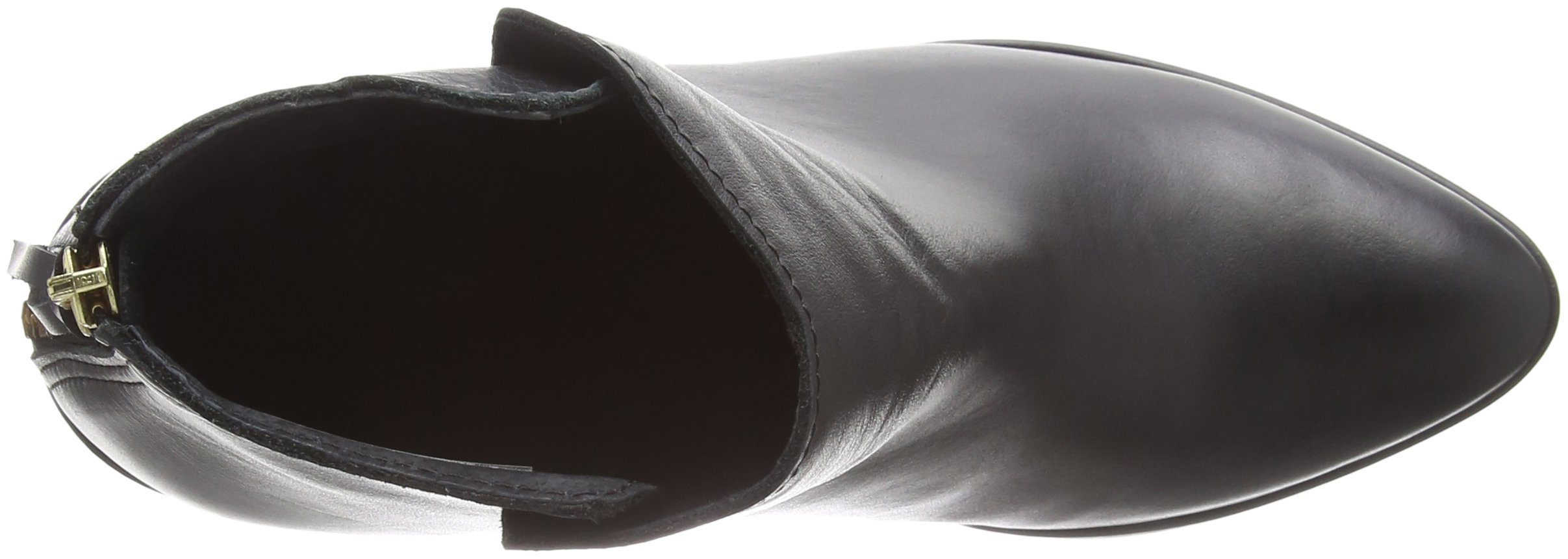 Women's Black Leather Short Shaft Boots - PSDolly Ankle Boots for Women | Comfortable & Stylish | Perfect for Casual Wear, Office & Night Out