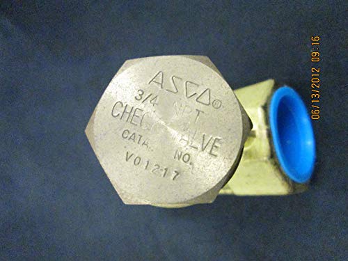 ASCO V01217 Brass Steam Check Valve - New & Durable for Industrial Steam Systems, HVAC, and Boiler Applications