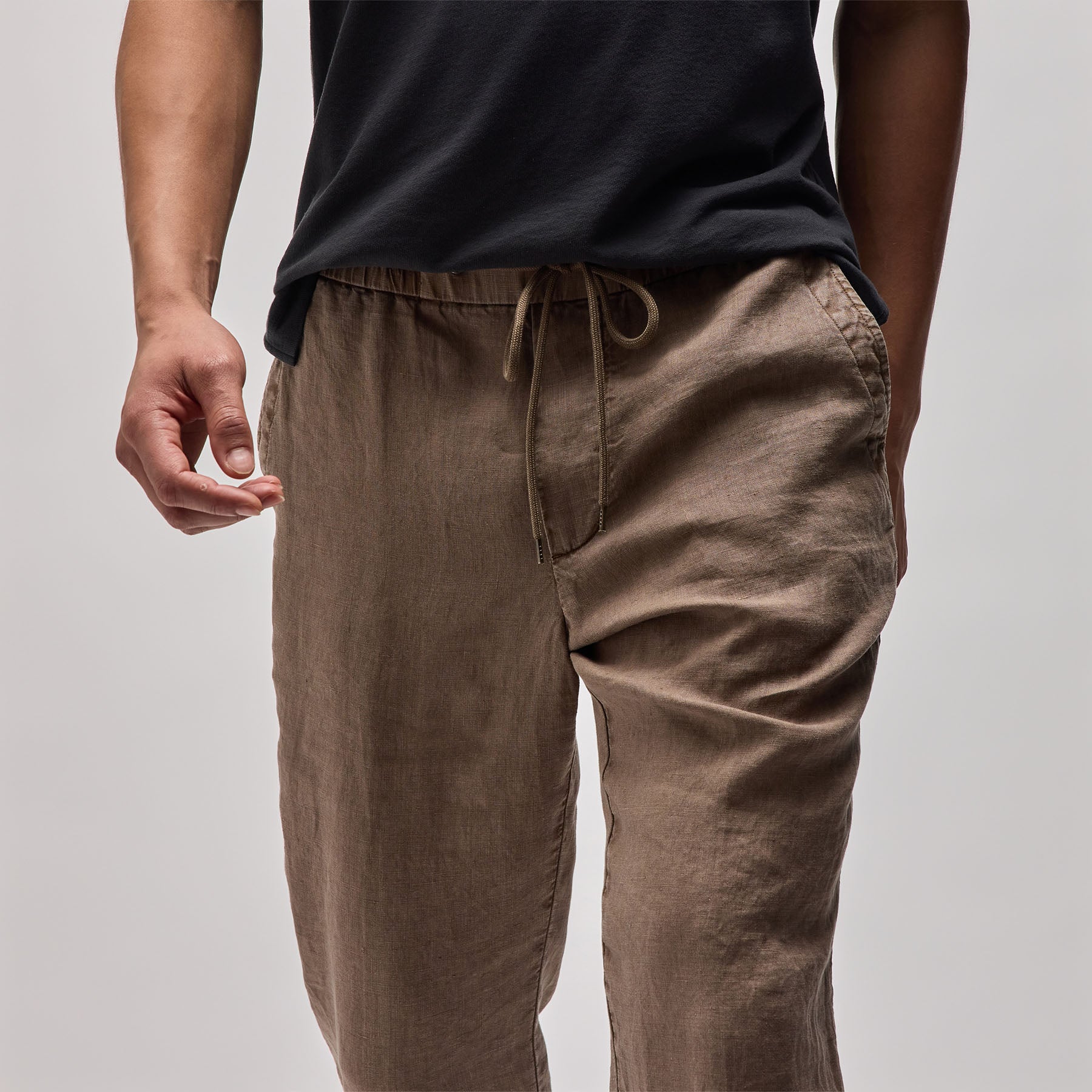 Comfortable Relaxed Fit Linen Cargo Pants for Men & Women - Lightweight Breathable Travel & Casual Wear - Perfect for Summer, Outdoor Activities & Lounge
