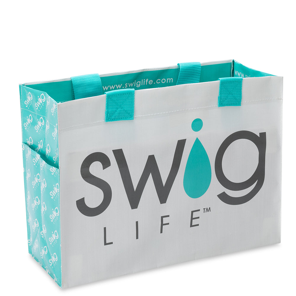 Durable Waterproof Laminated Tote Bag for Women - Stylish Reusable Shopping Grocery Beach Bag - Perfect for Work, Travel, Gym & Everyday Use