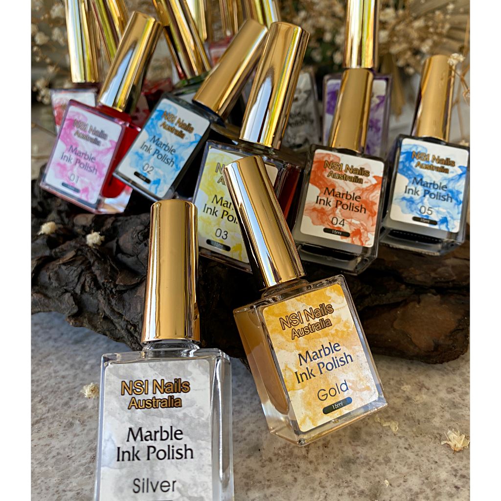 Premium Marble Ink Polish for Nail Art - Watercolor Nail Design Kit for Professional & DIY Manicures | Perfect for Salon, Home Use & Special Occasions
