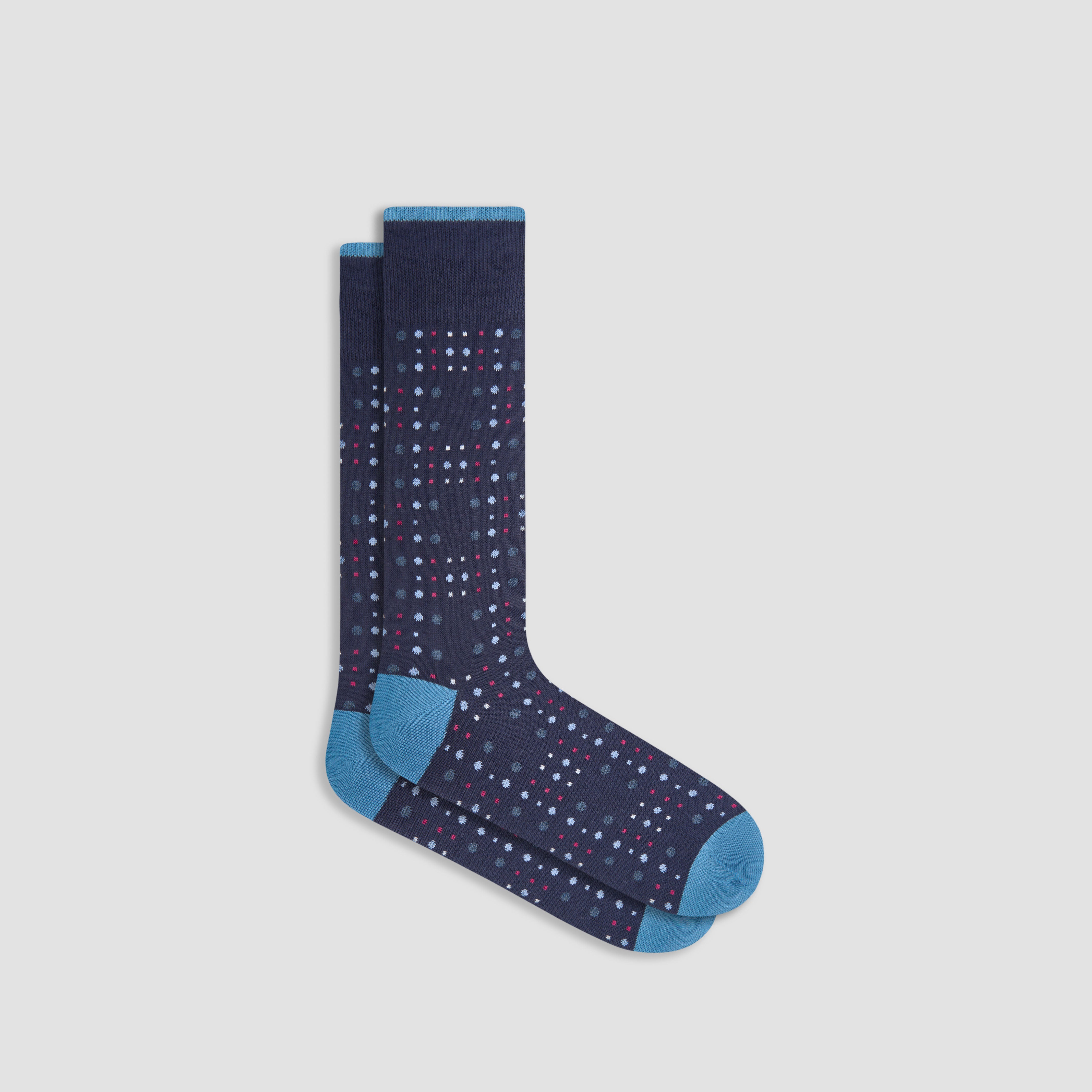 Soft Dotted Cashmere Mid Calf Socks for Women - Warm Winter Knit Socks for Home, Office & Travel Comfort