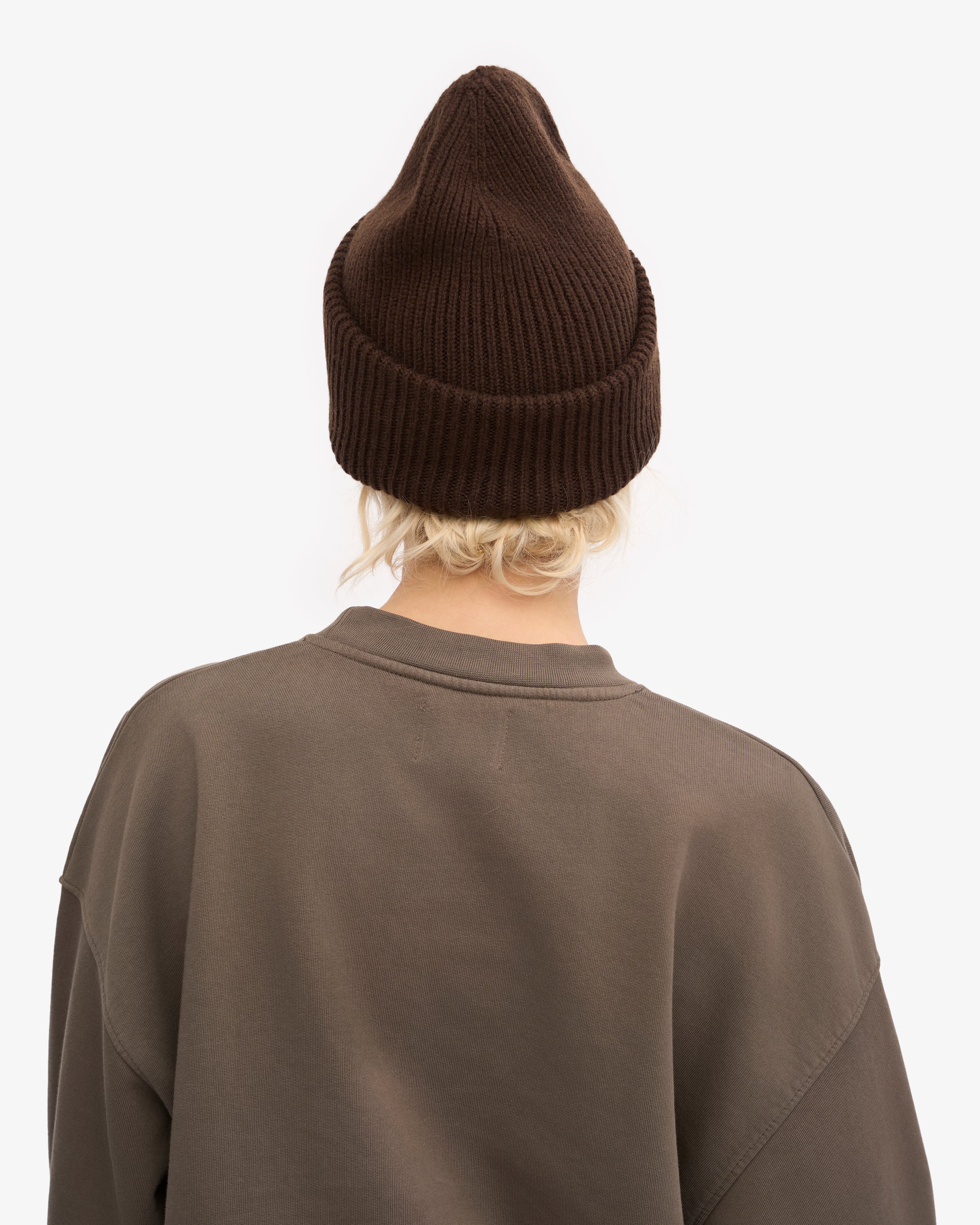 Premium Merino Wool Beanie Hat for Men & Women - Soft & Warm Coffee Brown Winter Hat for Skiing, Hiking & Outdoor Activities