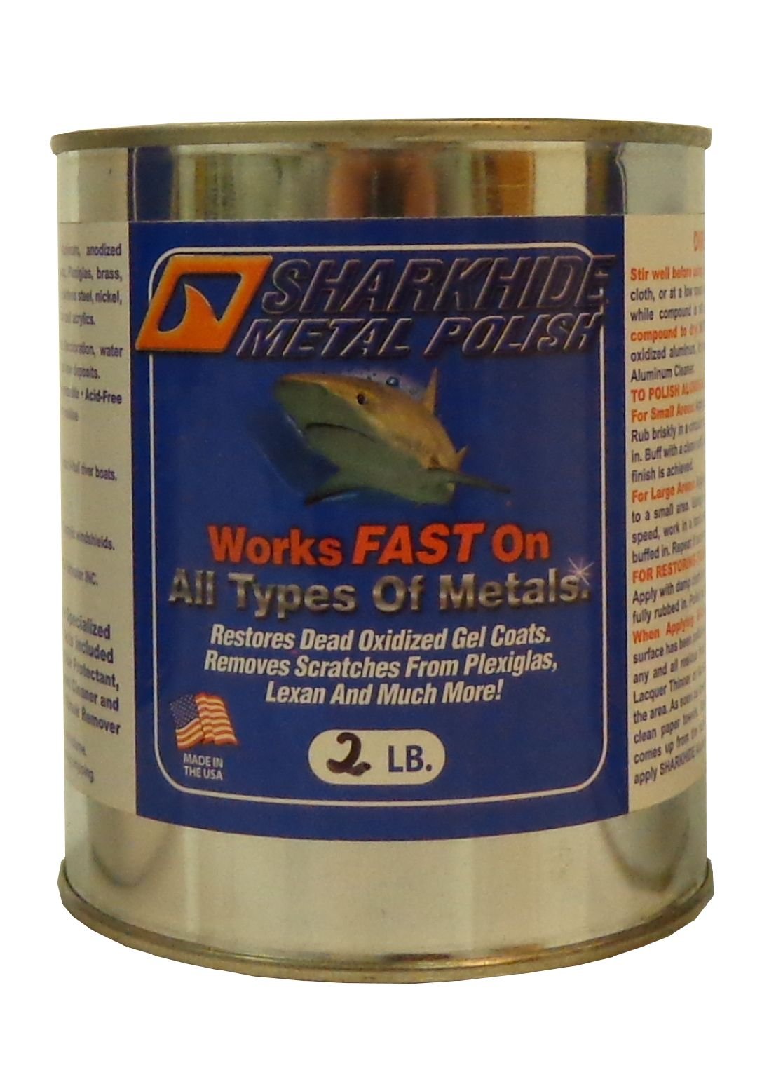 Premium Metal Polish 2lb – Professional Grade Metal Cleaner & Restorer for Stainless Steel, Aluminum, Chrome – Ideal for Cars, Motorcycles, Jewelry & Home Appliances