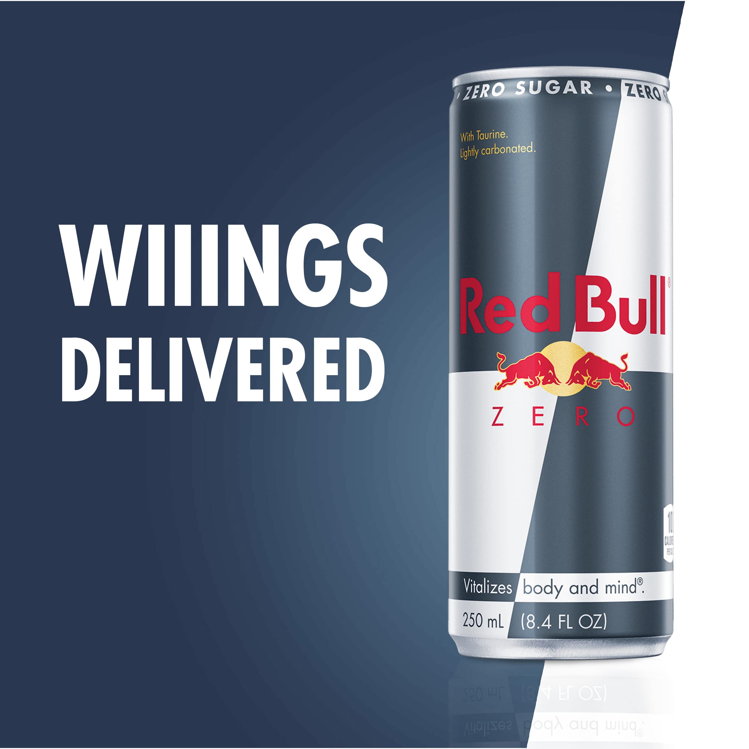 Red Bull Zero Sugar Energy Drink, 12 Fl Oz (Single Can) - Perfect for Workouts, Gaming & All-Night Study Sessions